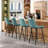 Upholstered 27" Counter Stool With Metal Frame-922861237