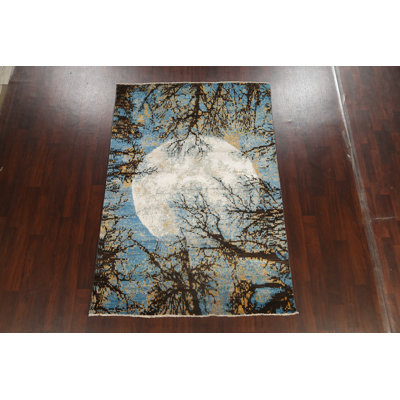 Jervaris One-of-a-Kind 5'6" X 8'2" New Age Area Rug in