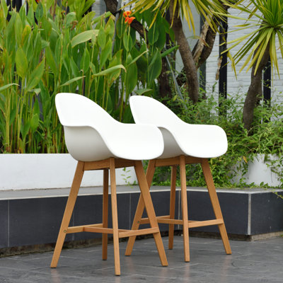 Rafael Eucalyptus Outdoor 25.7'' Counter Stool