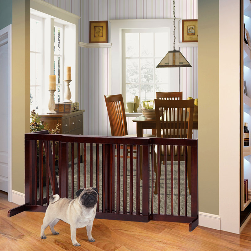 Wood Free Standing Pet Gate