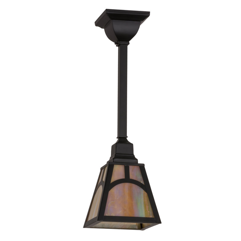 Luminaire suspendu géométrique 1 lumières lanterne Darrell