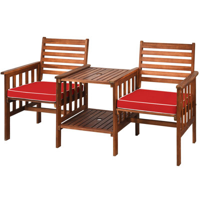 Christie Wooden Conversation Set