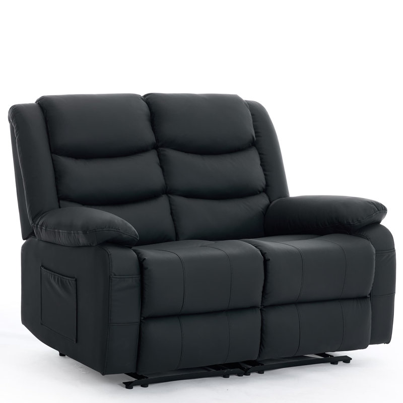 2-seat Reclining Sofa, Modular Recliner Sofa For Living Room And Home Theater, Loveseat Sofa With Hidden Cup Holders ,usb Ports,side Pockets