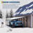 12x25 ft Wall-Mounted Metal Carport