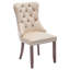 50cm H Tufted Velvet Upholstered Wing Back Side Chair-136080592