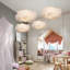 Luminaire suspendu en coton blanc Cloud, lustre créatif pour chambre d'enfant-848687499