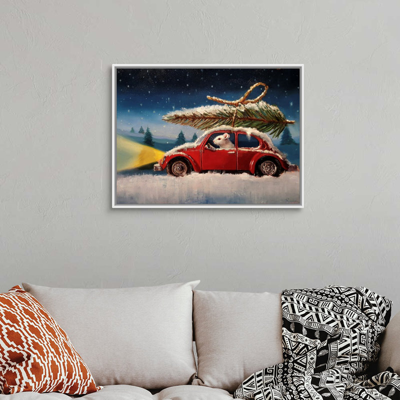 Tis the Season - cadre photo, impression sur toile, Cadre blanc, H 13,25 po x l 17,25 po