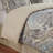 4 Piece Comforter Set Blue/Grey King