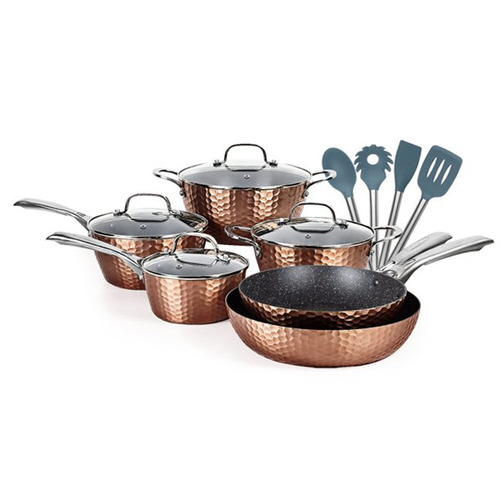 14 - Piece Non-Stick Aluminum Cookware Set