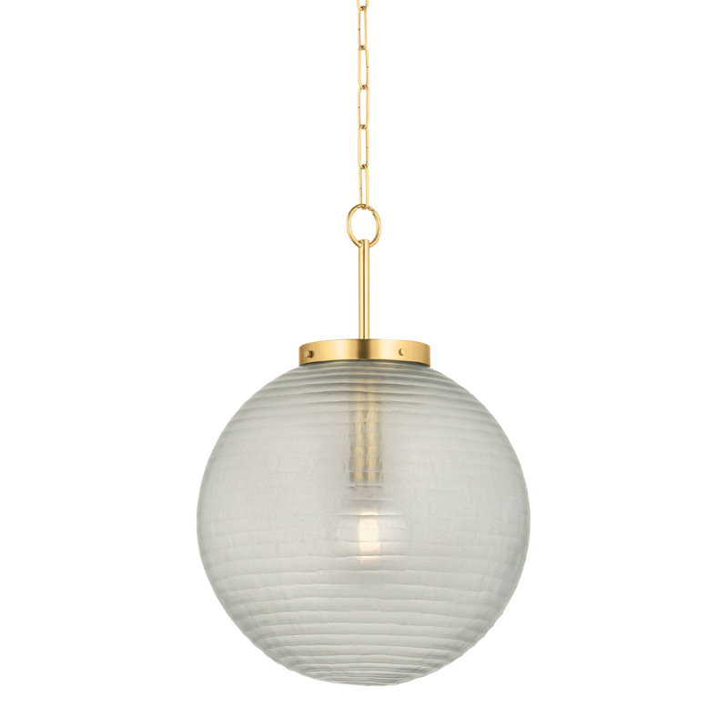 Luminaire suspendu FALLS MILLS, Laiton, H 28,75 po x l 20 po x P 20 po