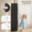 Armoire de rangement 72 po, noir