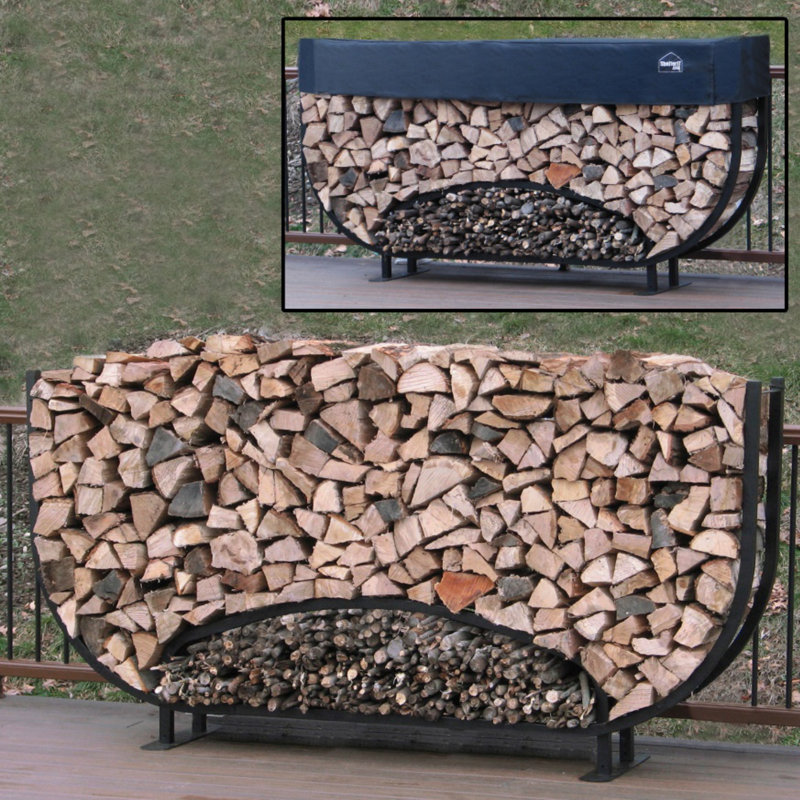 96'' W Metal Log Rack