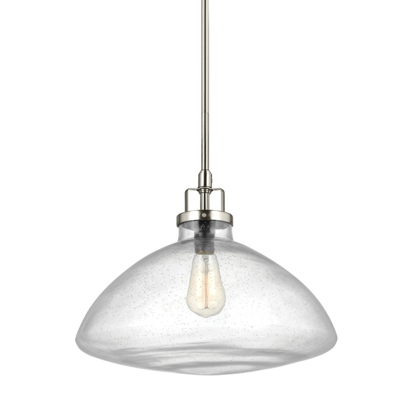 Luminaire suspendu à une lumière Belton de Génération Éclairage , Nickel brossé
