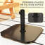 Heavy Duty Patio Umbrella Holder,Square Patio Umbrella Base,Metal Umbrella Stand Base With Adjustable Foot Pads-470030941