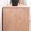 Console en bois rustique avec accent de bûches naturelles