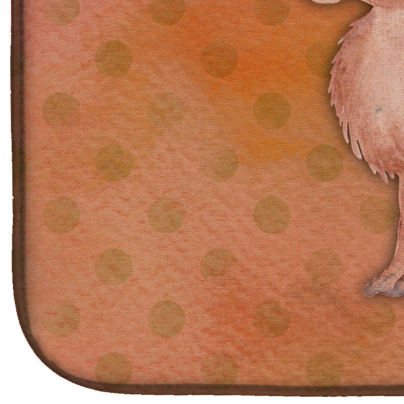 Tapis de séchage en aquarelle polkadot