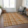Washable Plaid Indoor / Outdoor Rug