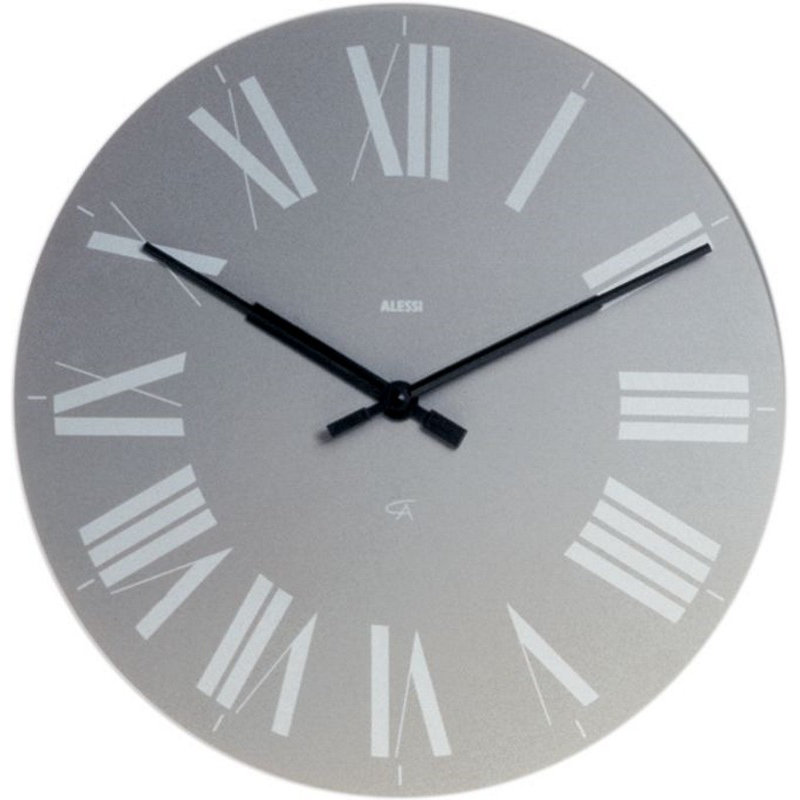 Firenze Wall Clock, Grey