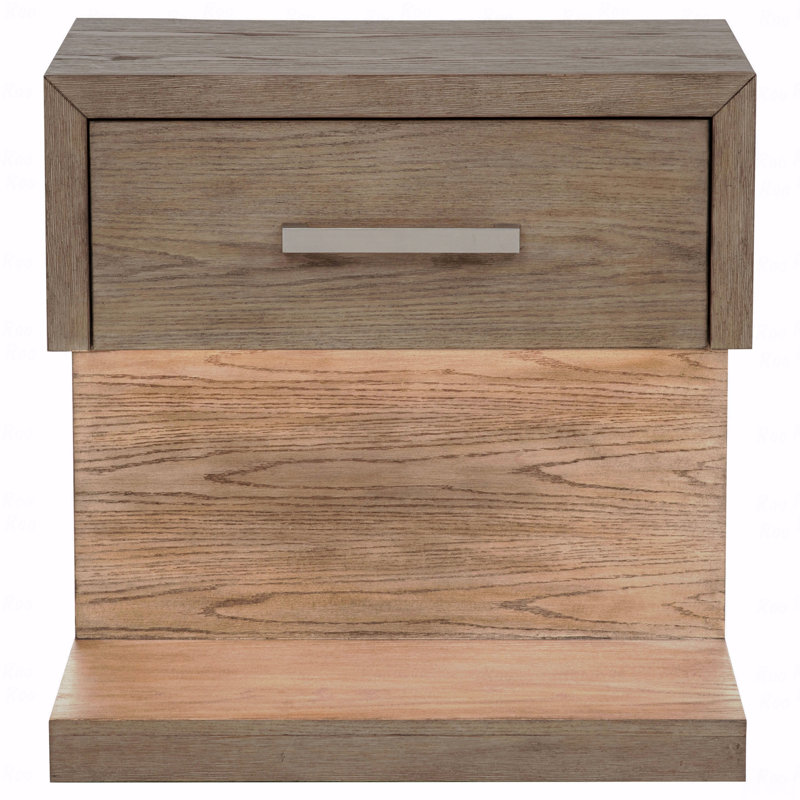 1-Drawer Nightstand Bedside Table