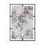 Miroir mural antique antique distinctif 32 po x 22 po
