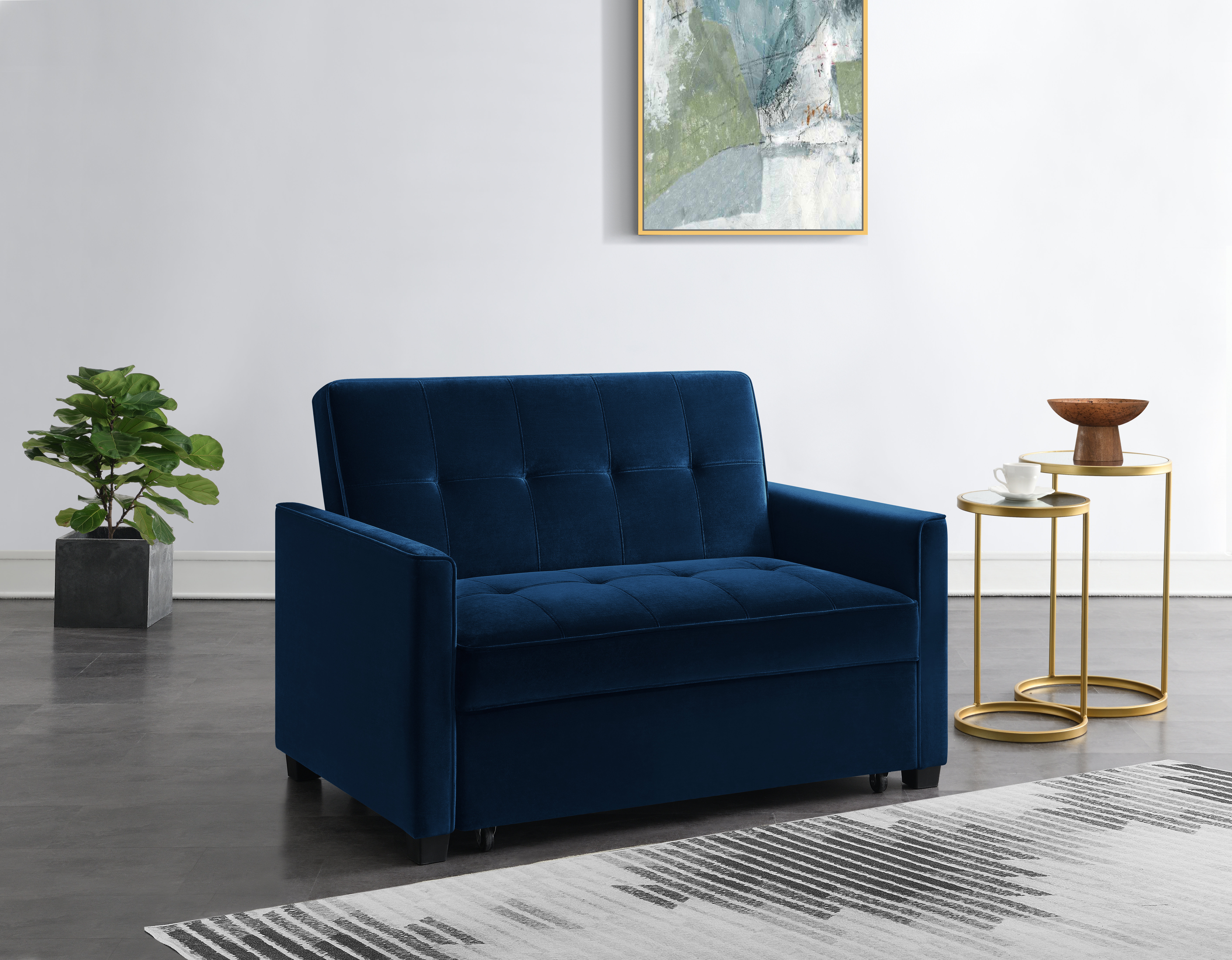 Etta Avenue Thierry 2-Seater Clic Clac Sofa Bed & Reviews | Wayfair.co.uk