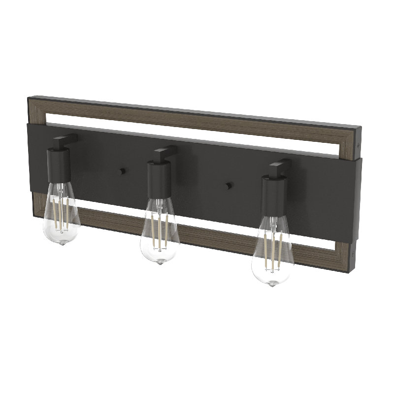 Woodburn Dimmable Vanity Light, Noble Bronze/Black, 3