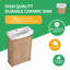 Meuble-lavabo simple autoportant de 23 po avec comptoir en céramique, 2 portes à fermeture douce et 1 tablette réglable-754964261