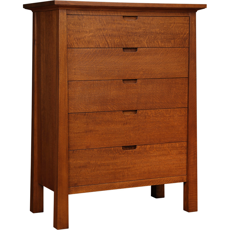 Park Slope 5 - Drawer Solid Wood Dresser, Aurora