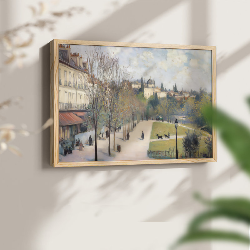 Paysage, série XXX, reproduction encadrée, H 8 po x l 10 po, Naturel