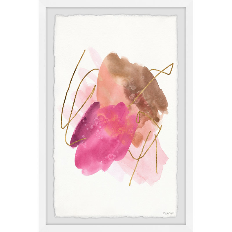 Rose Edge III by Marmont Hill - Single Picture Frame Painting, 20cm H x 30cm W