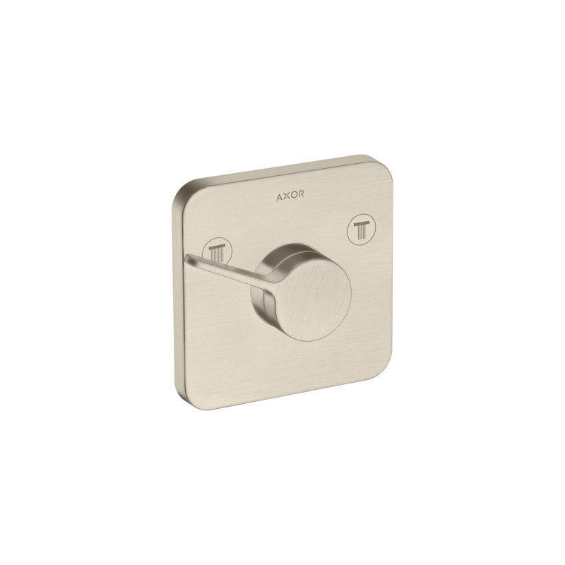 Modern 1-Handle 5" Wide Diverter Valve Trim Only with Diverter, Brushed Nickel