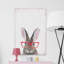 «Trendy Bunny», reproduction sur toile tendue-50907842