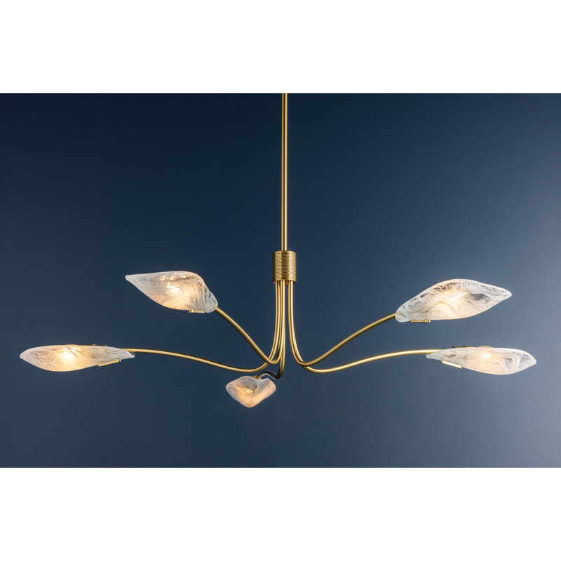 Darfield Floor Lamp, 5 Lights, 12.25" H x 56" W x 56" D