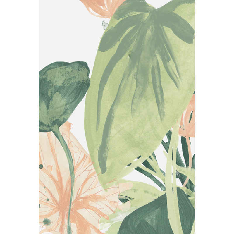 Blush Breeze II by June Erica Vess - Painting, 122 cm H x 81 cm W, Wrapped Canvas