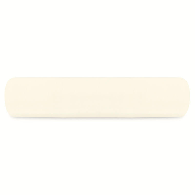 Perecale Bedding 100% Organic Cotton Percale Flat Sheet, 400 Thread Count GOTS Certified, Smooth & Moisture-Wicking, Ivory