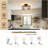 Semi Flush Mount Ceiling Light