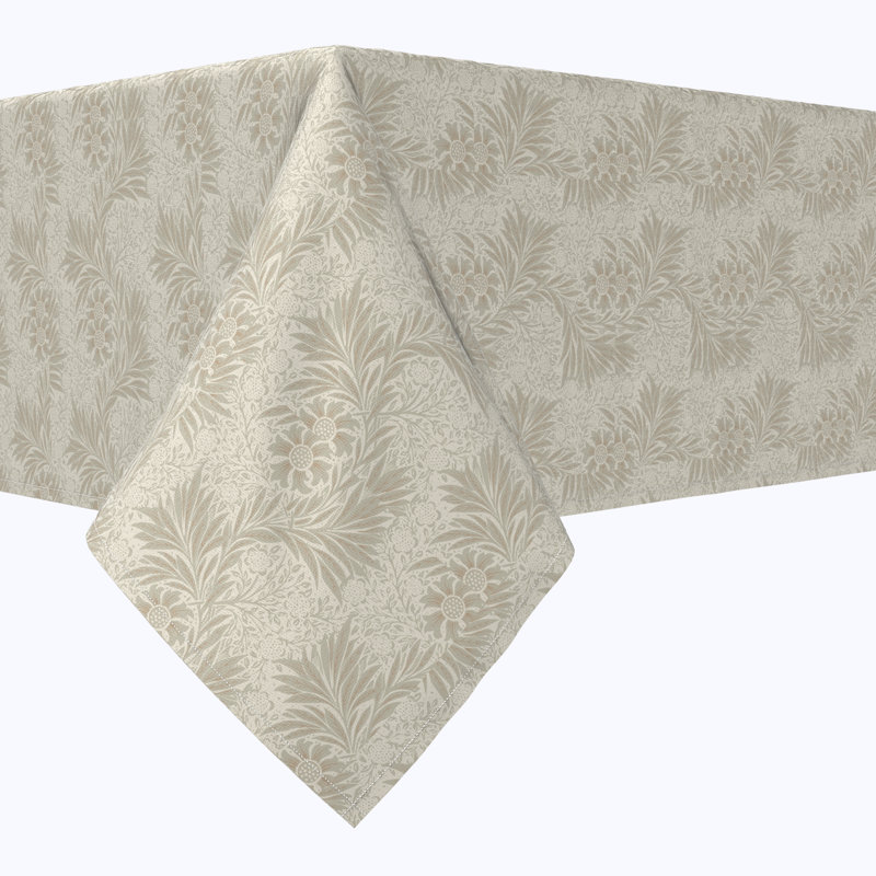 Rectangular Tablecloth, 100% Cotton, Floral 70, 120" x 52"