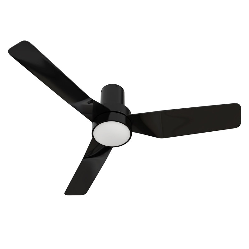 Ventilateur de plafond intelligent de 44 po avec télécommande Porter, ensemble d'éclairage inclus, fonctionne avec l'assistant Google et Amazon Alexa, raccourci Siri.