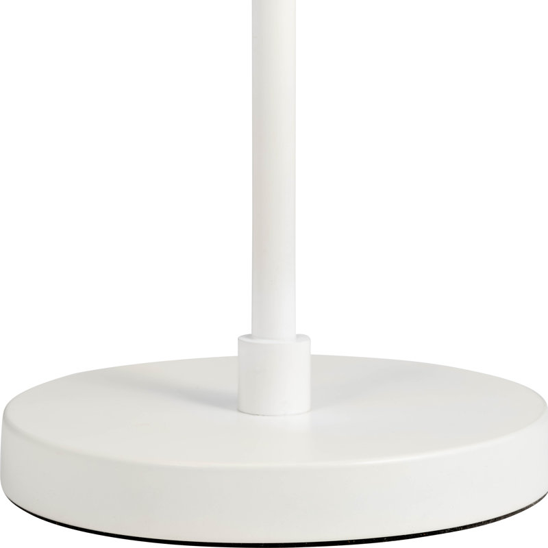 Lampe de table réglable réglable, Blanc mat