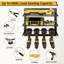 Support mural robuste en métal pour organisateur d'outils électriques, support de garage réglable à 3 niveaux, tablette d'atelier durable pour perceuses, tournevis, pinces
