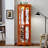 Lighted Glass Curio Display Cabinet,Display Cabinet,Glass Storage Cabinet Glass Wine Cabinet Wood Frame Toy Display For Living Room, Kitchen, Pantry Light Bulb Included OAK-1092376790