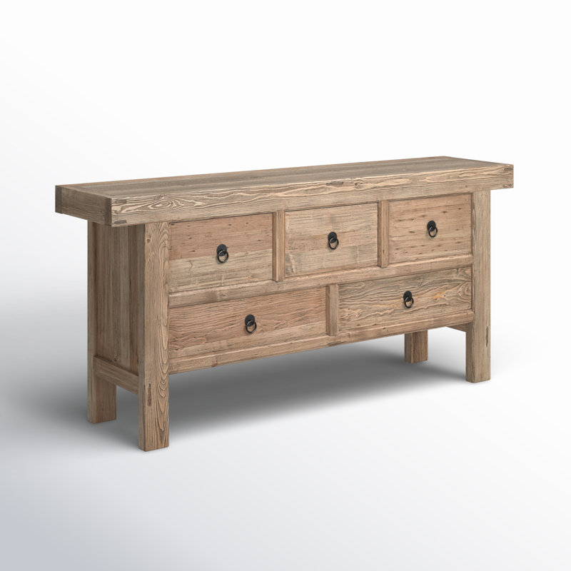 Old Pine 77'' W Solid Wood Sideboard