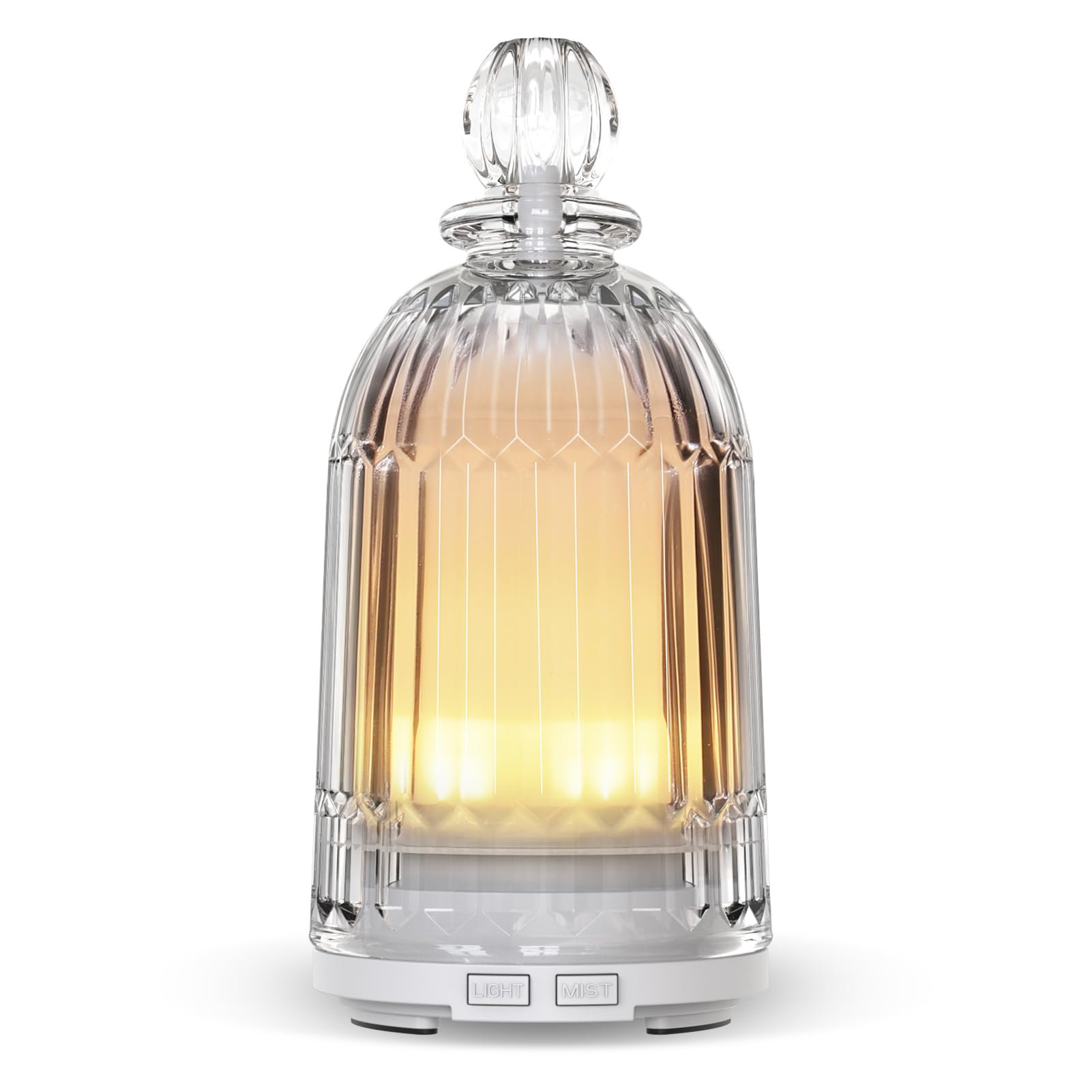 Everly Quinn 7 Colors LED Glass Essential Oil Diffuser | Wayfair