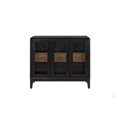 Glass Door Server - Peppercorn