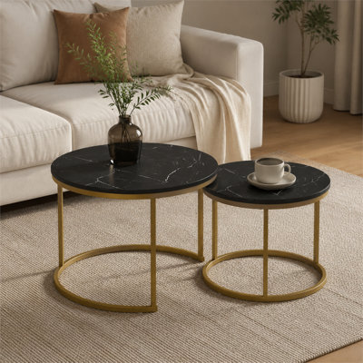 Ensemble de 2 tables basses Modern Modern
