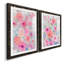 «Bright Floral Design I», ensemble de 2 reproductions d'art sur papier encadrées-182357847-182357854