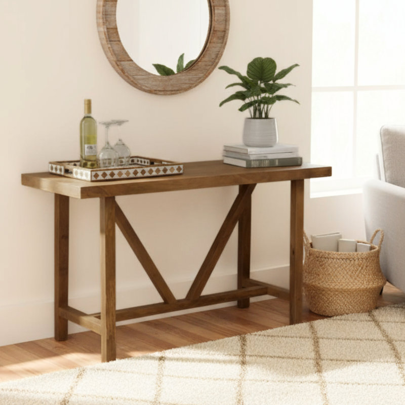 Rustic Farmhouse Console Table