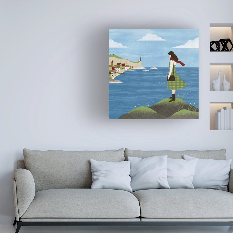 Art sur toile Julia Leister, H 18 po x l 18 po