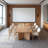 Modern Rectangular Solid Wood Conference Table-301849254