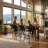 Modern Green Upholstered Bar Stool With Woven Look Backrest & Fixed Black Metal Frame Stable Counter Height Stool For Kitchen Breakfast Bar Or Cafe, Set Of 3-1120969729-1110269502